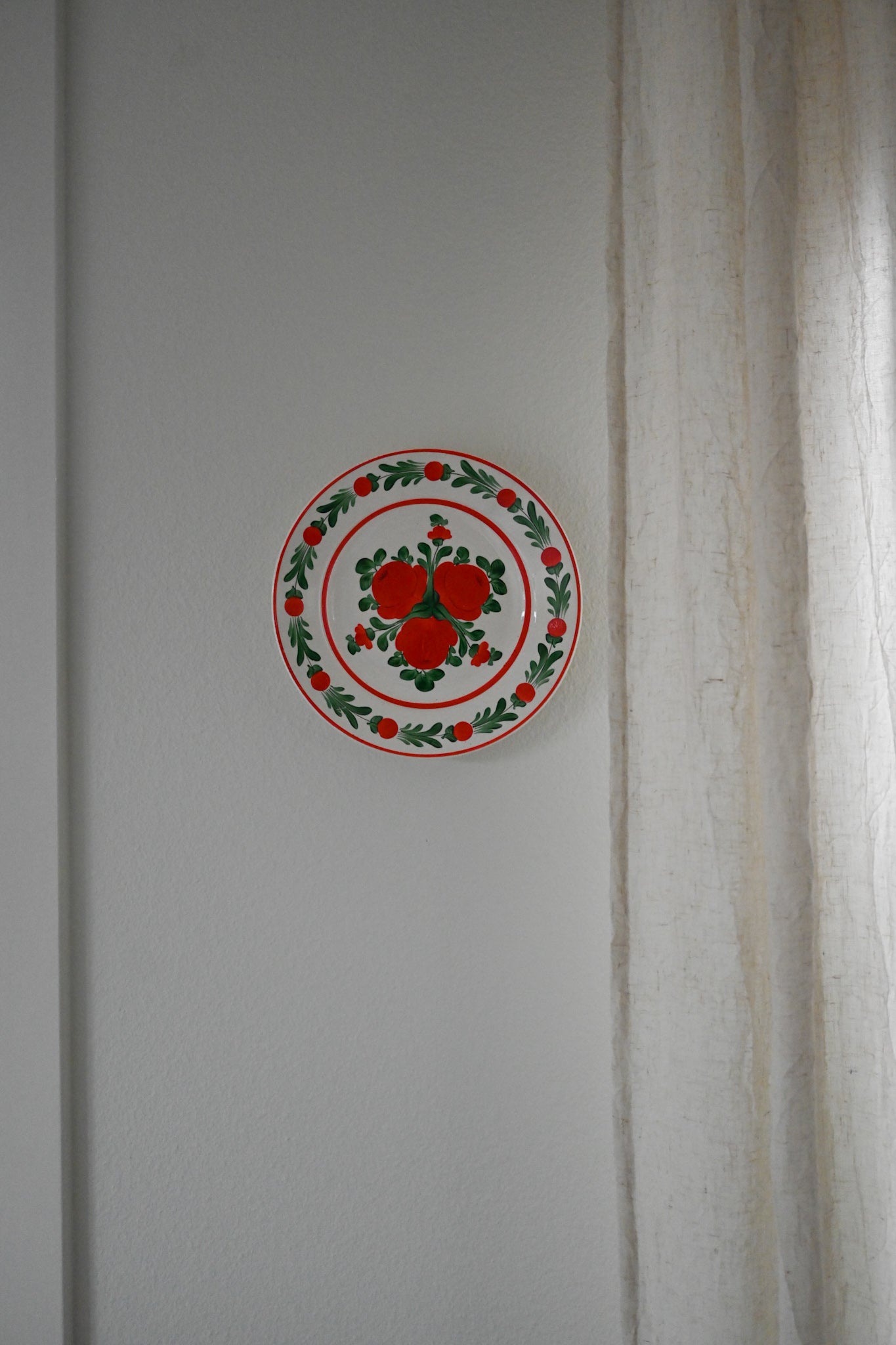 Väggtallrik Ungersk Folk Art