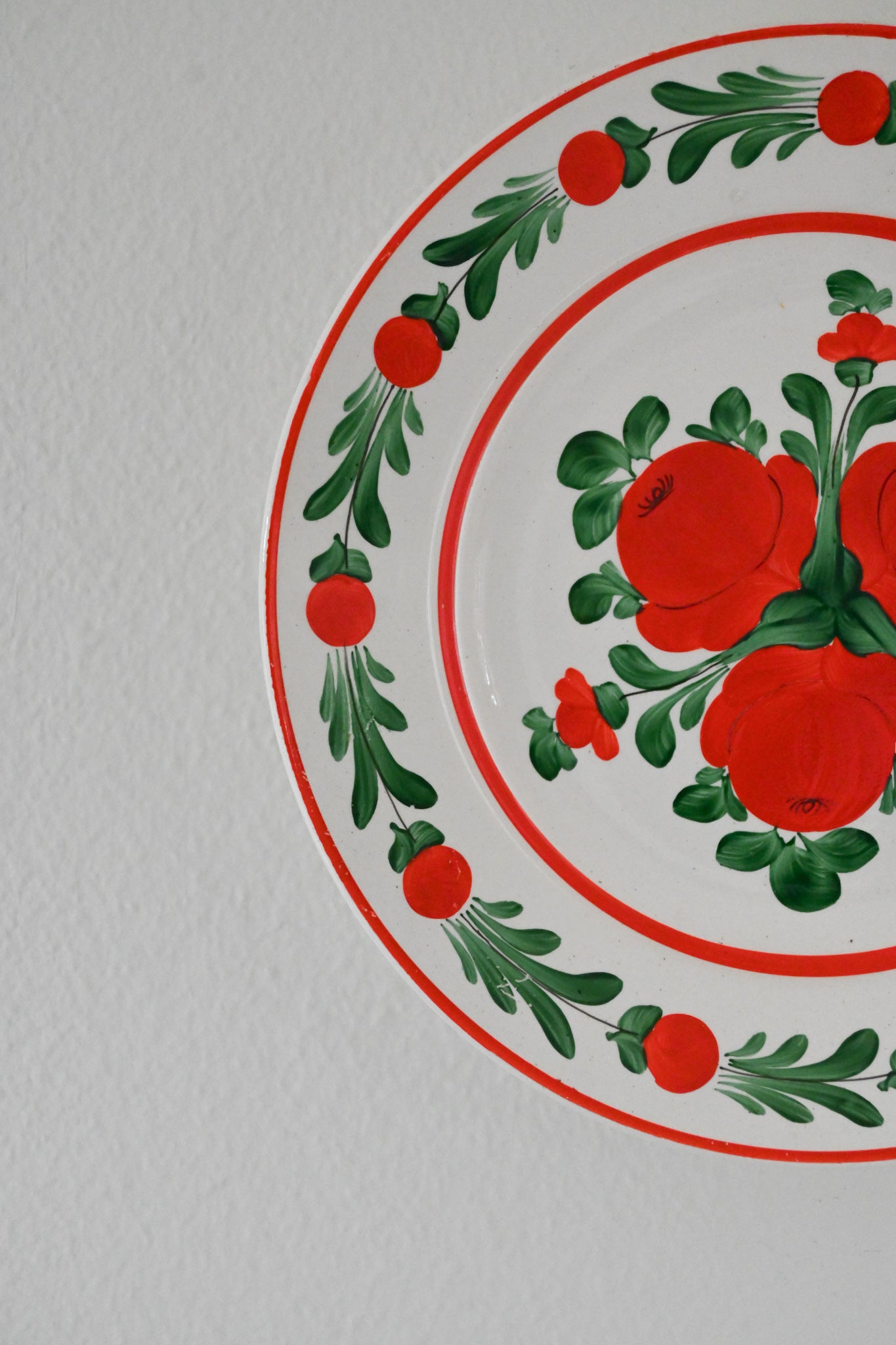 Väggtallrik Ungersk Folk Art