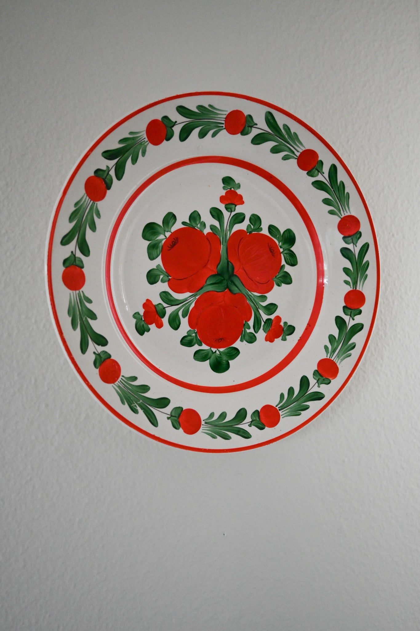 Väggtallrik Ungersk Folk Art