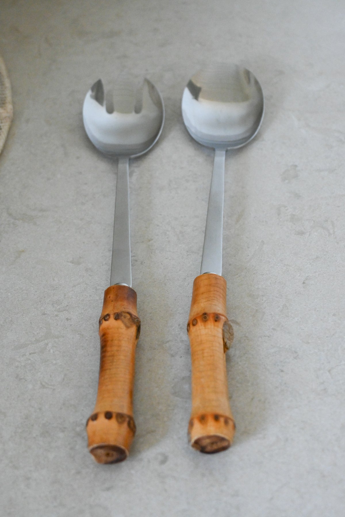 Salladsbestick Bambu