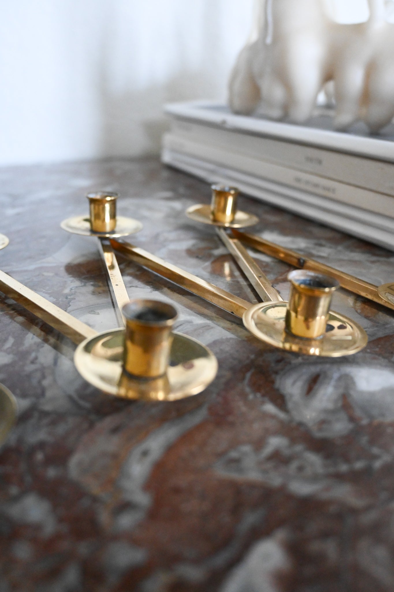 Ljusstake Margareta Mässing