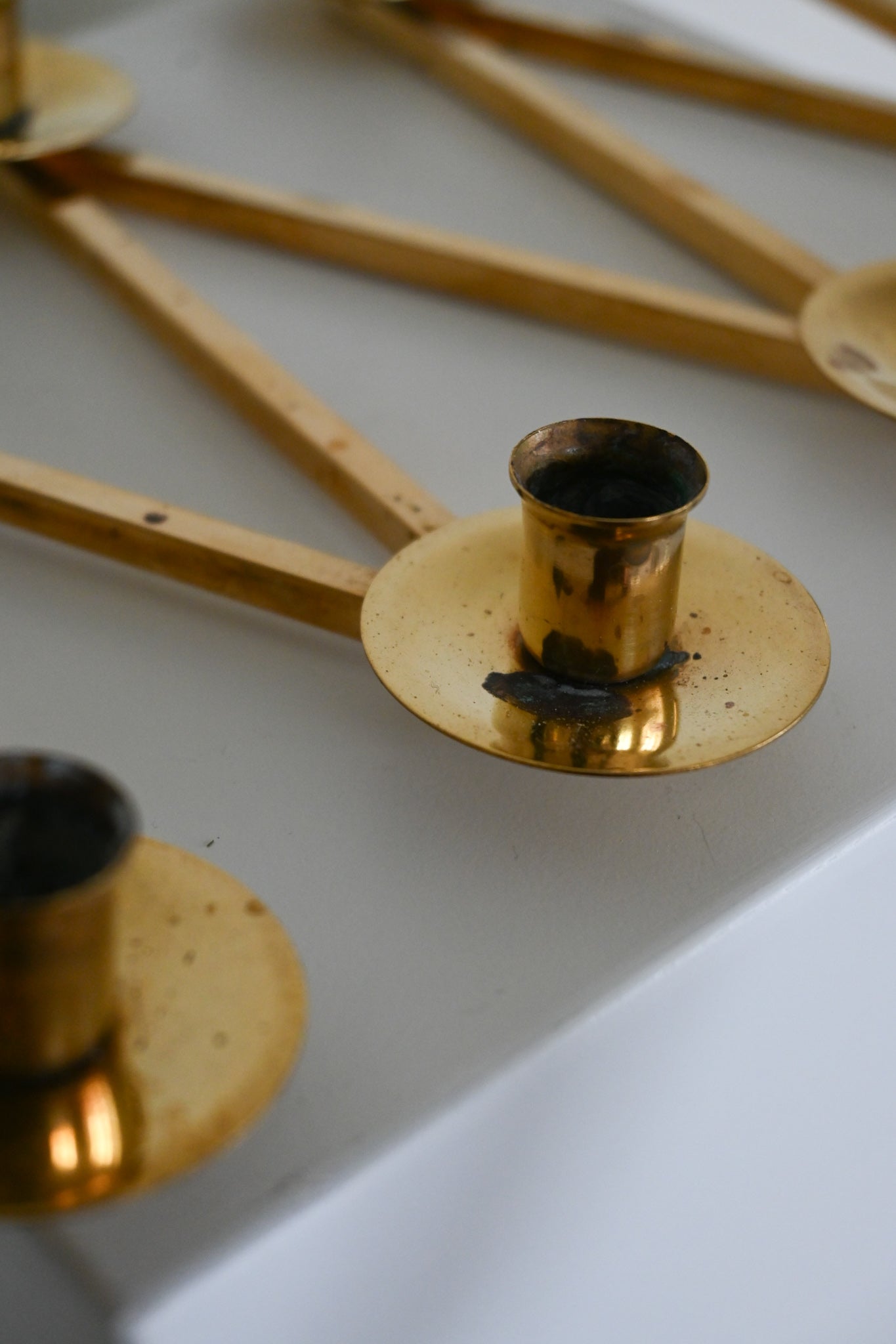 Ljusstake Margareta Mässing