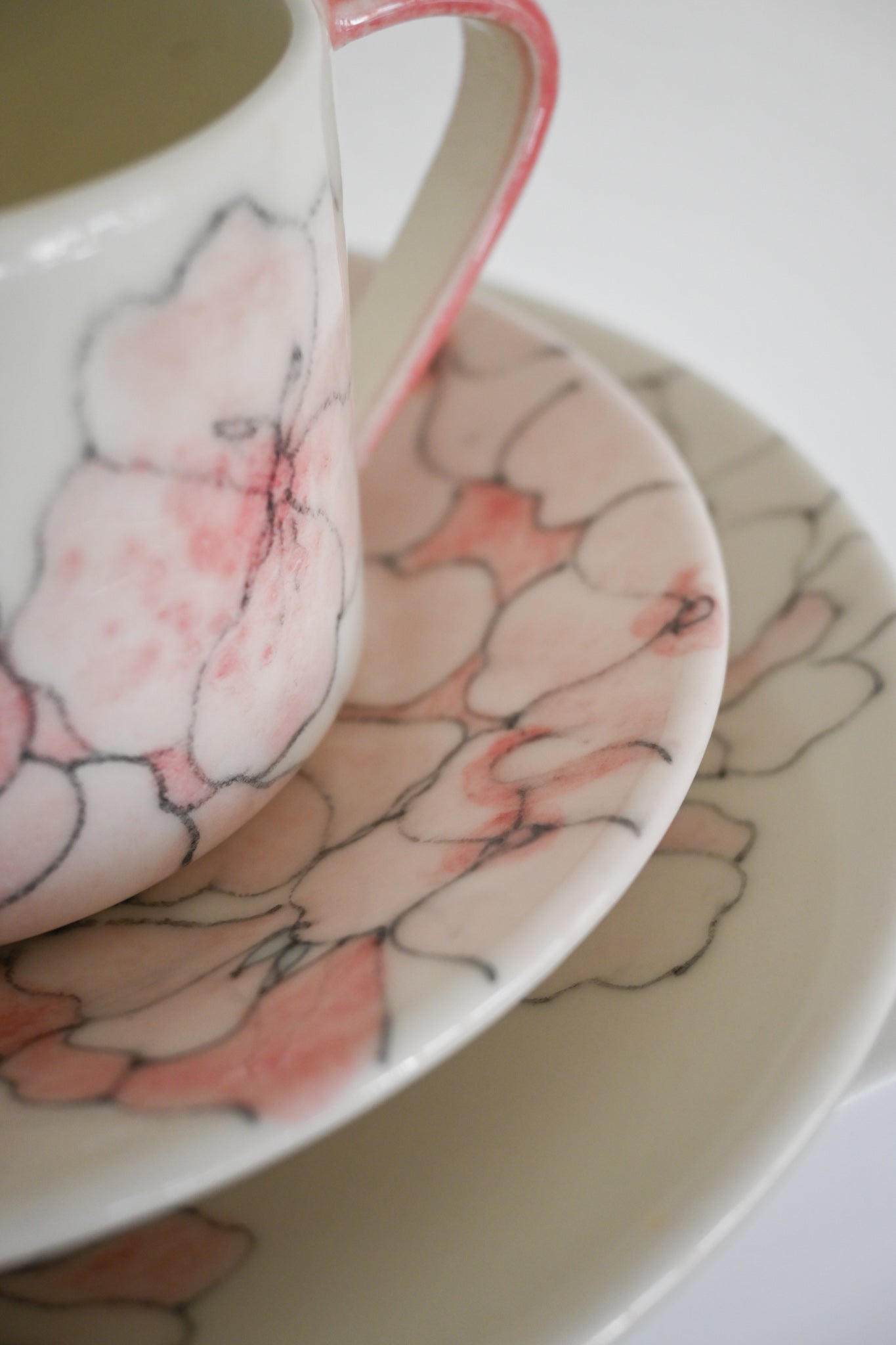 Tekopp med fat & assiett Firma Svenskt Tenn