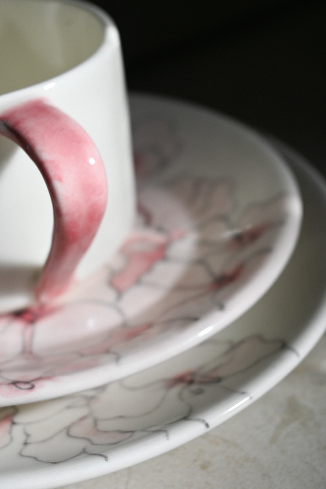 Tekopp med fat & assiett Firma Svenskt Tenn