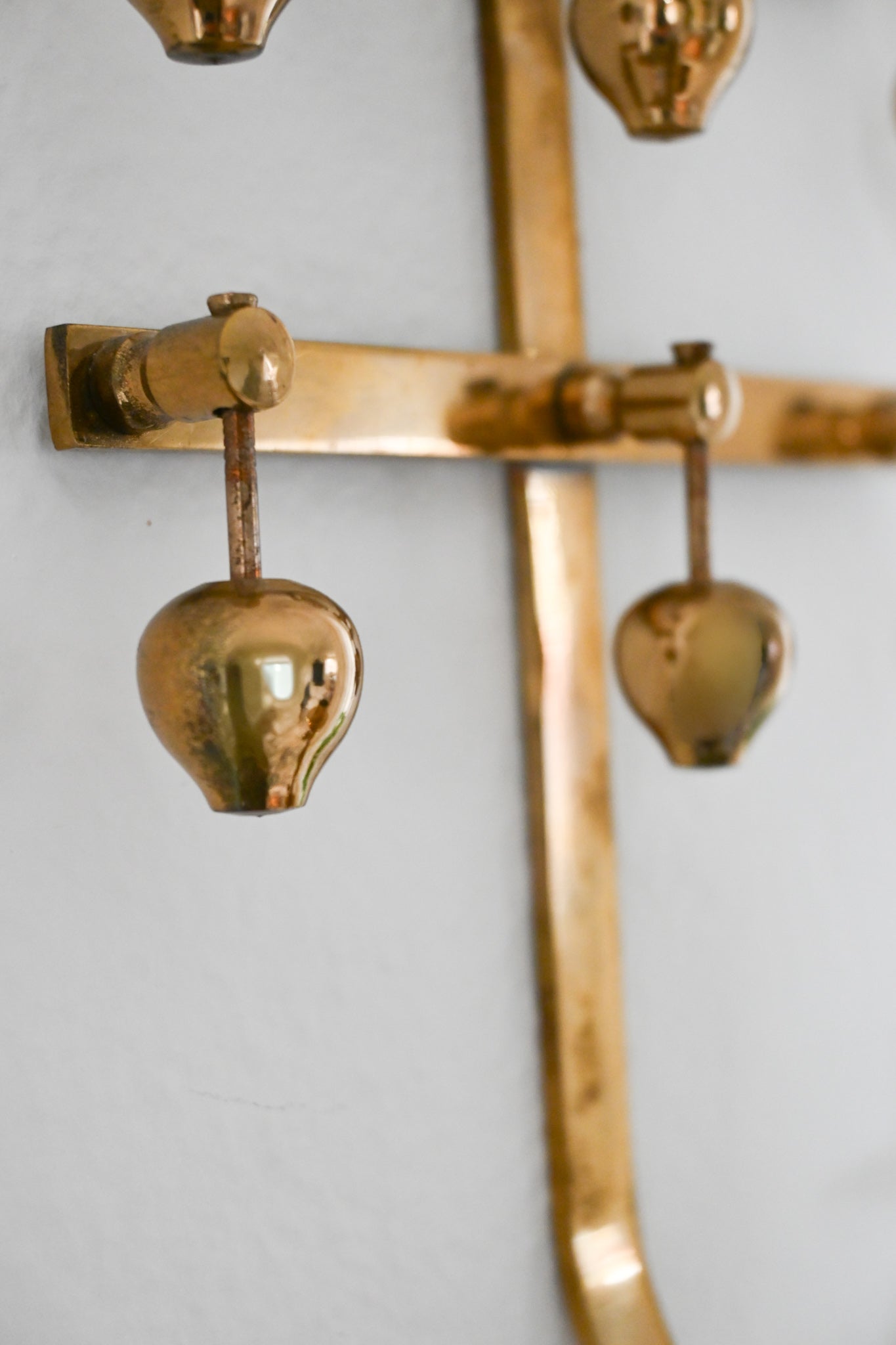 Väggljusstake Mässing