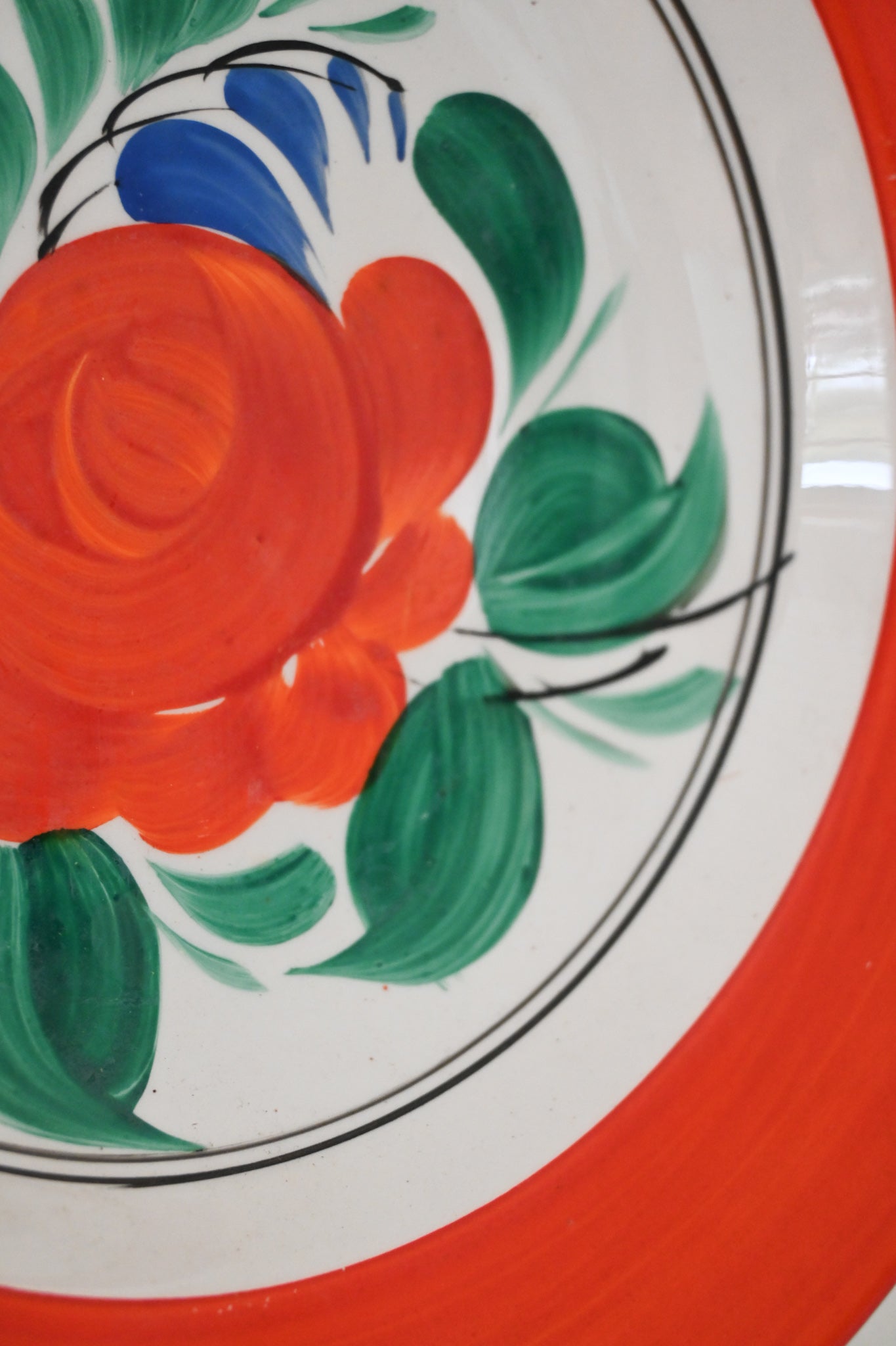 Väggtallrik Ungersk Folk Art