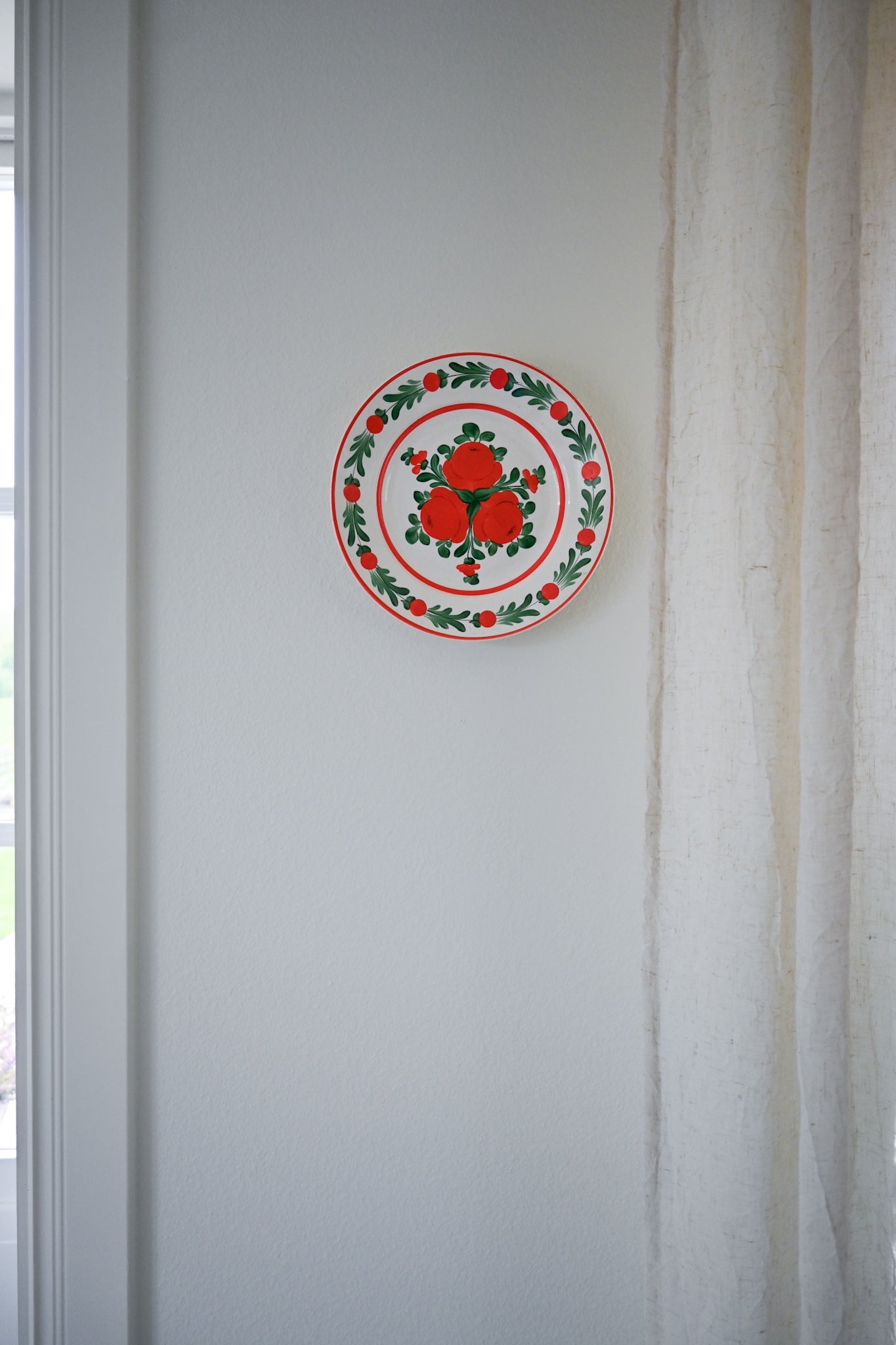 Väggtallrik Ungersk Folk Art