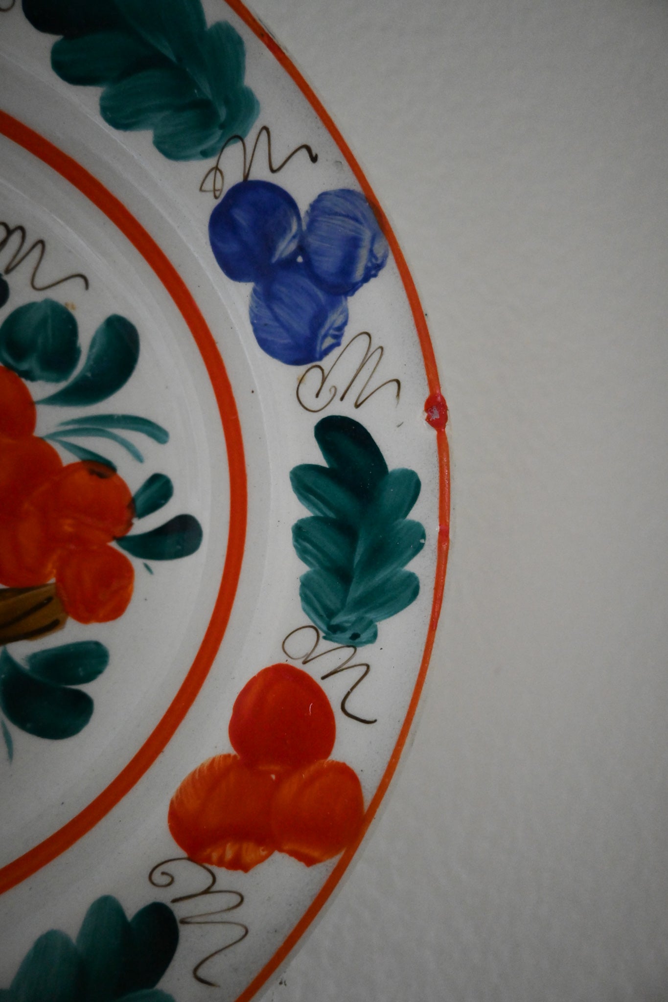 Väggtallrik Ungersk Folk Art