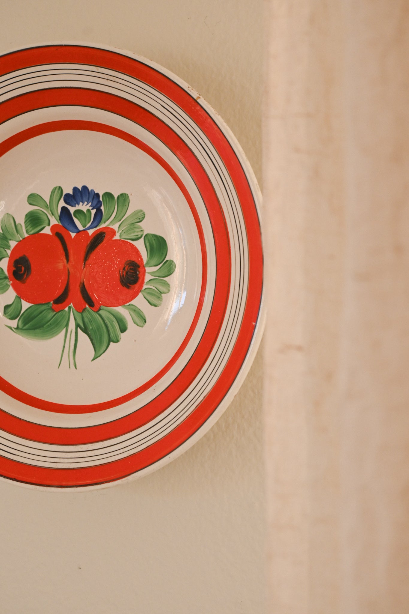 Väggtallrik Ungersk Folk Art