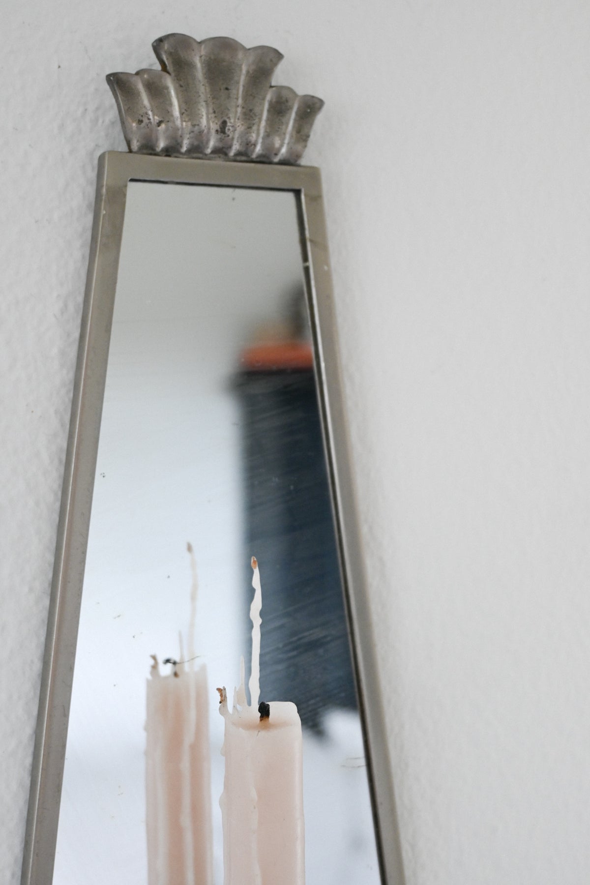 Väggljusstake Tenn/Glas