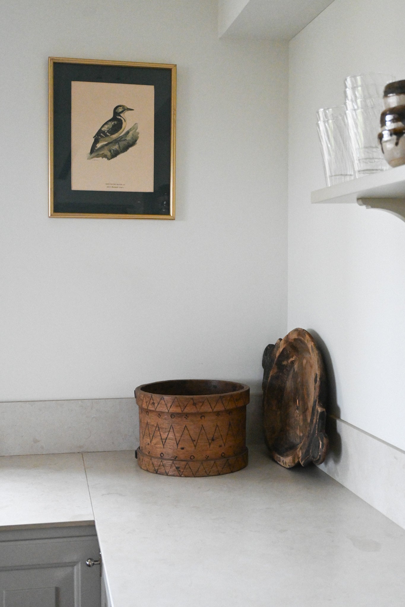 Litografi "Svenska Fåglar" Von Wright