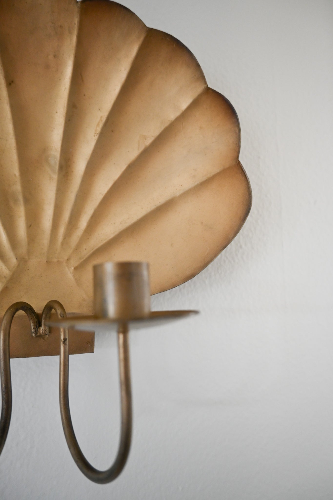 Väggljusstake Snäcka