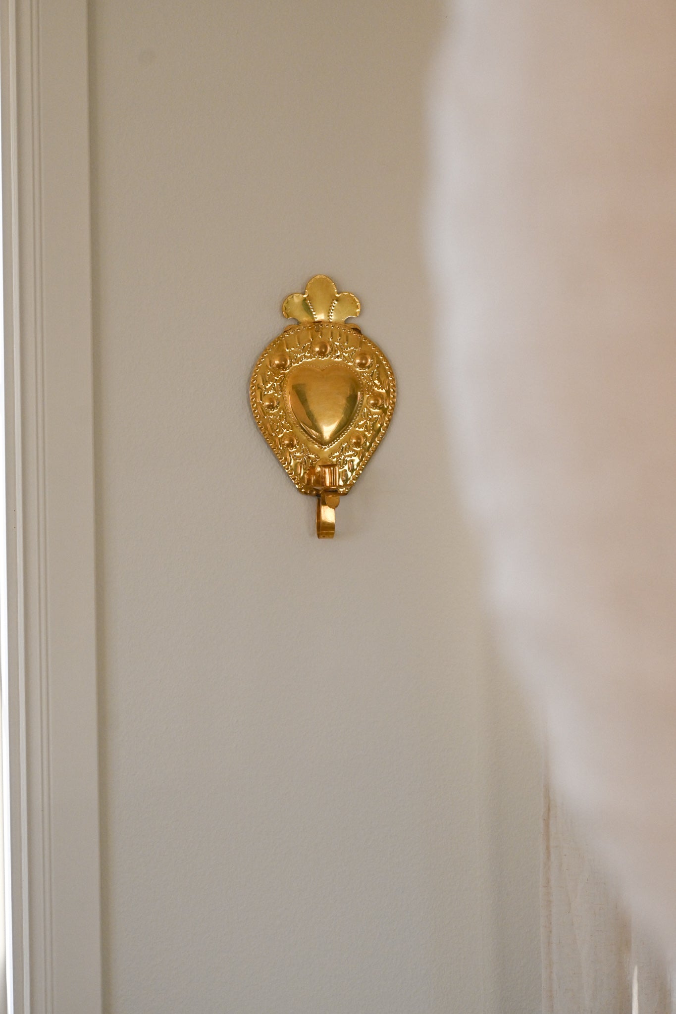 Väggljusstake Mässing