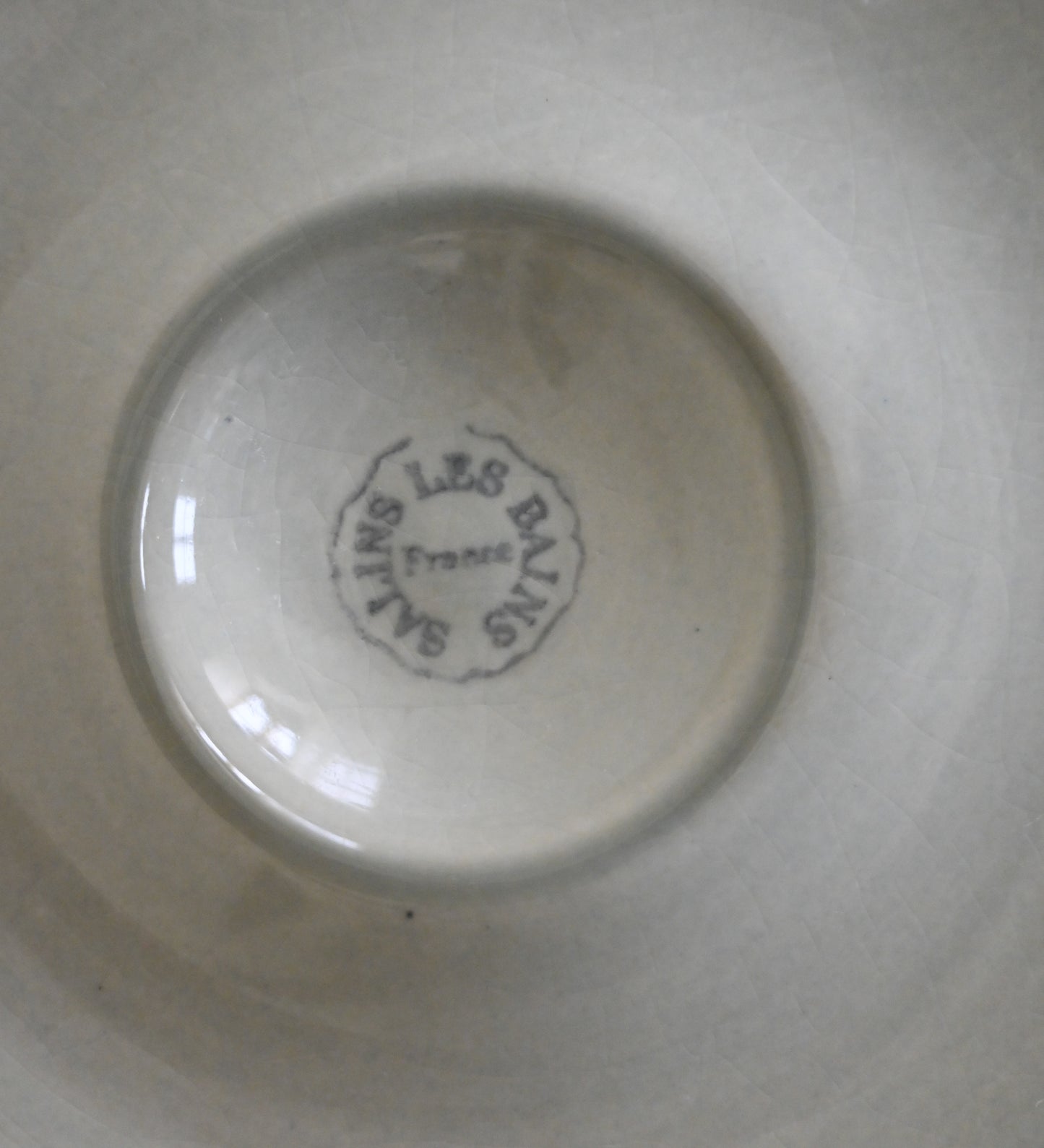 Ostrontallrik Ljusblå/grå