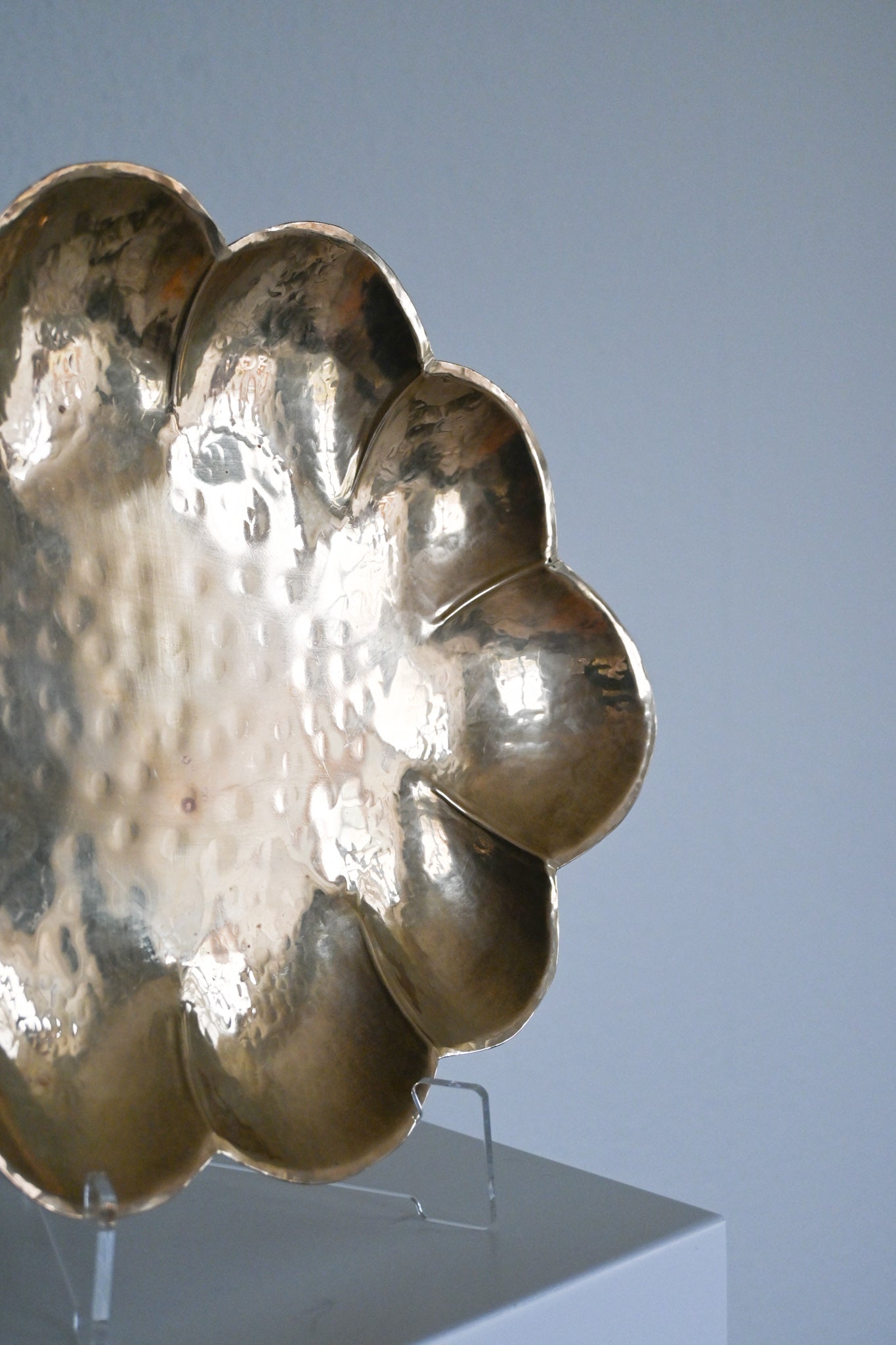 Väggtallrik Mässing