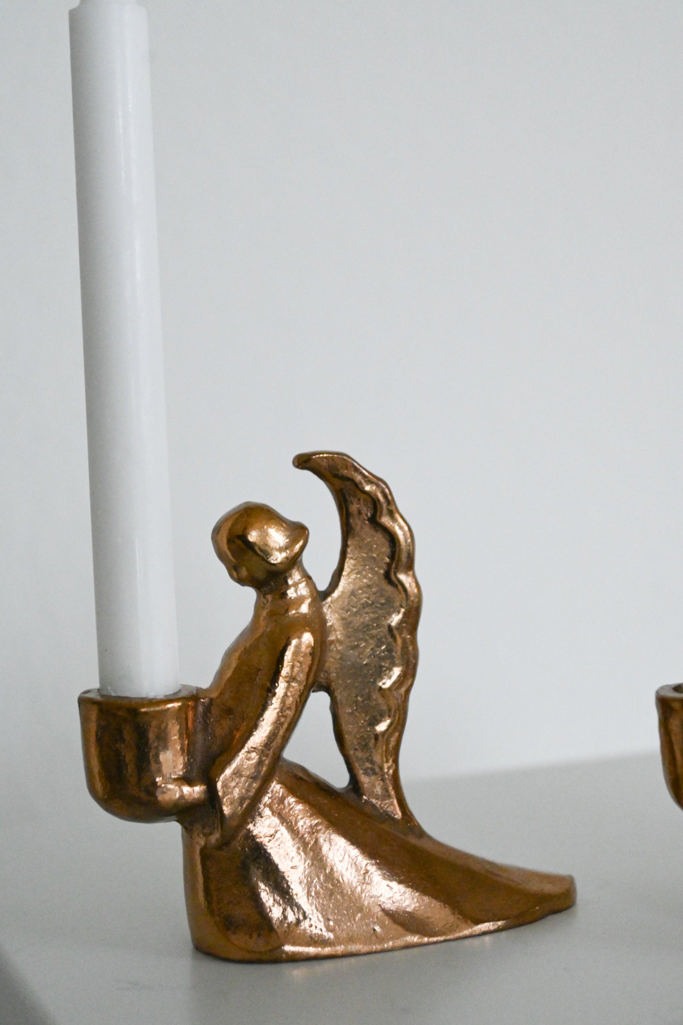 Ljusstake Mässing Ängel