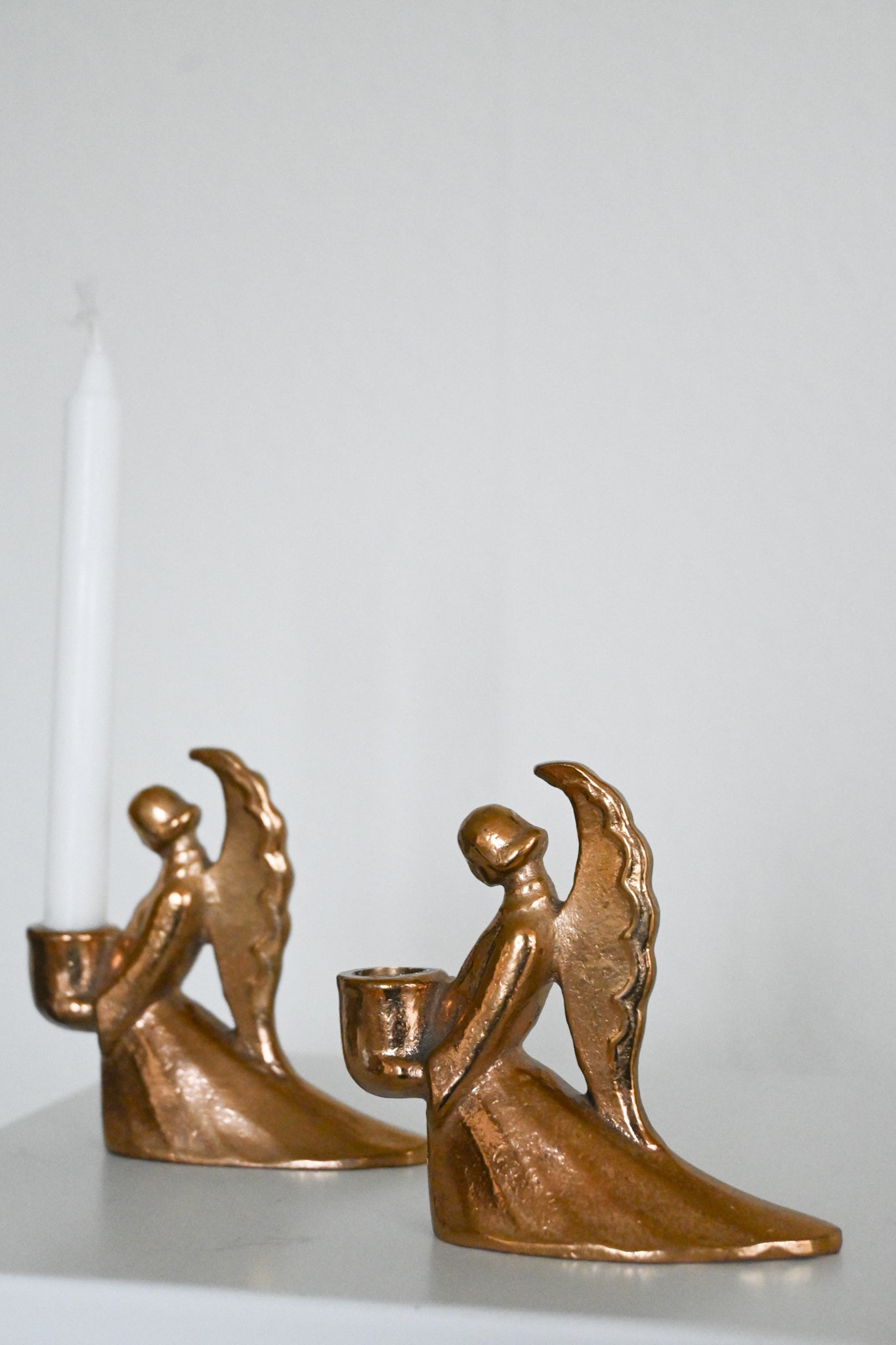 Ljusstake Mässing Ängel