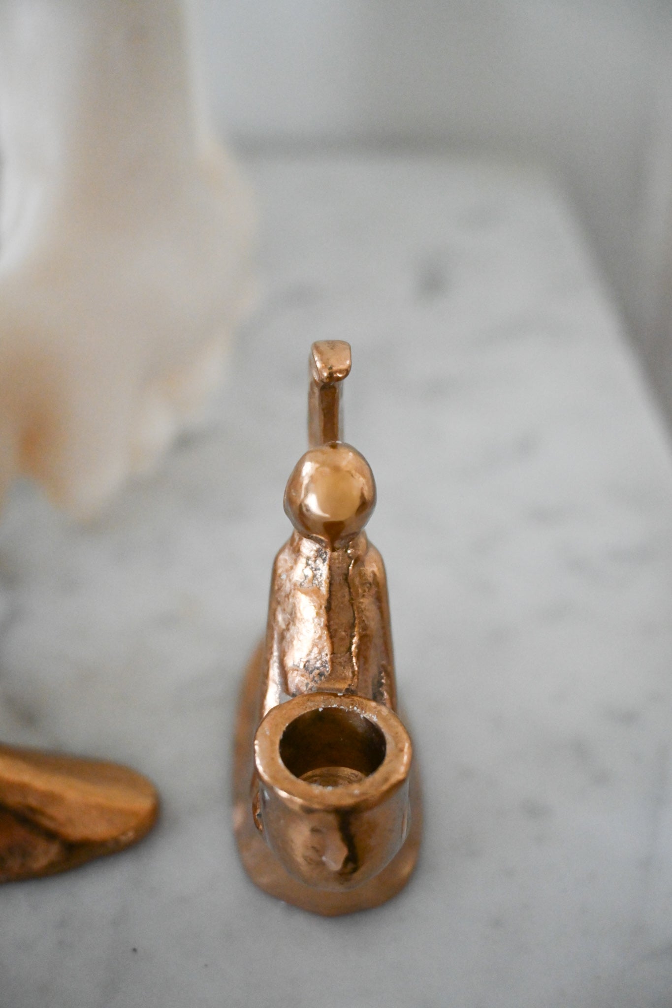 Ljusstake Mässing Ängel