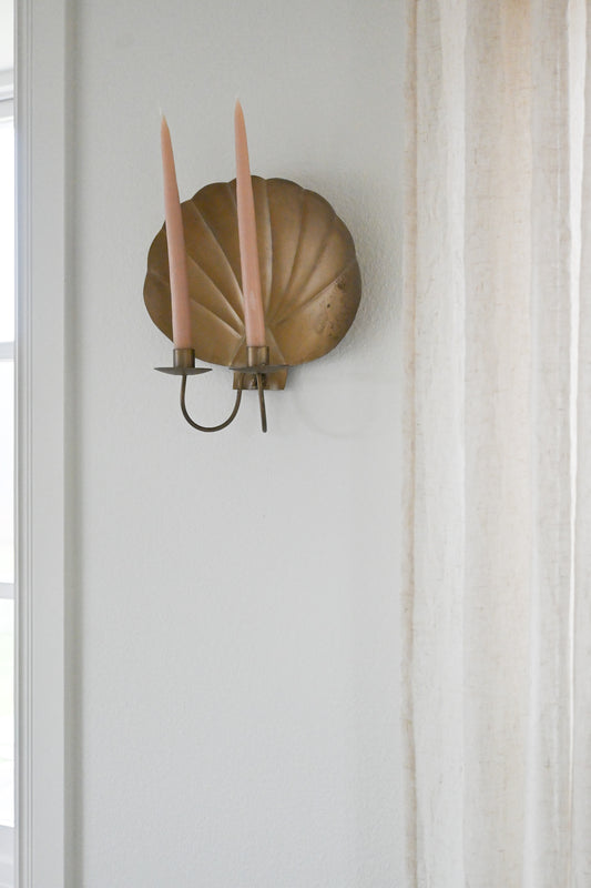 Väggljusstake Snäcka