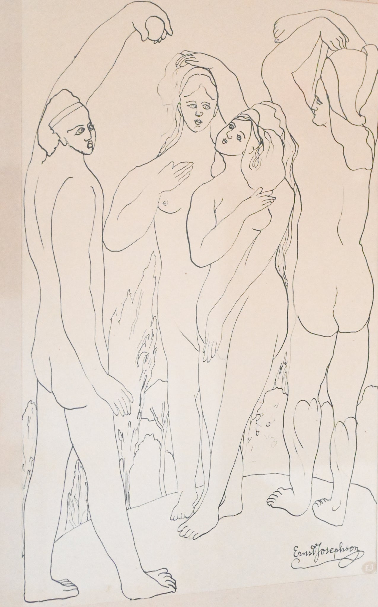 Litografi Ernst E Josephson