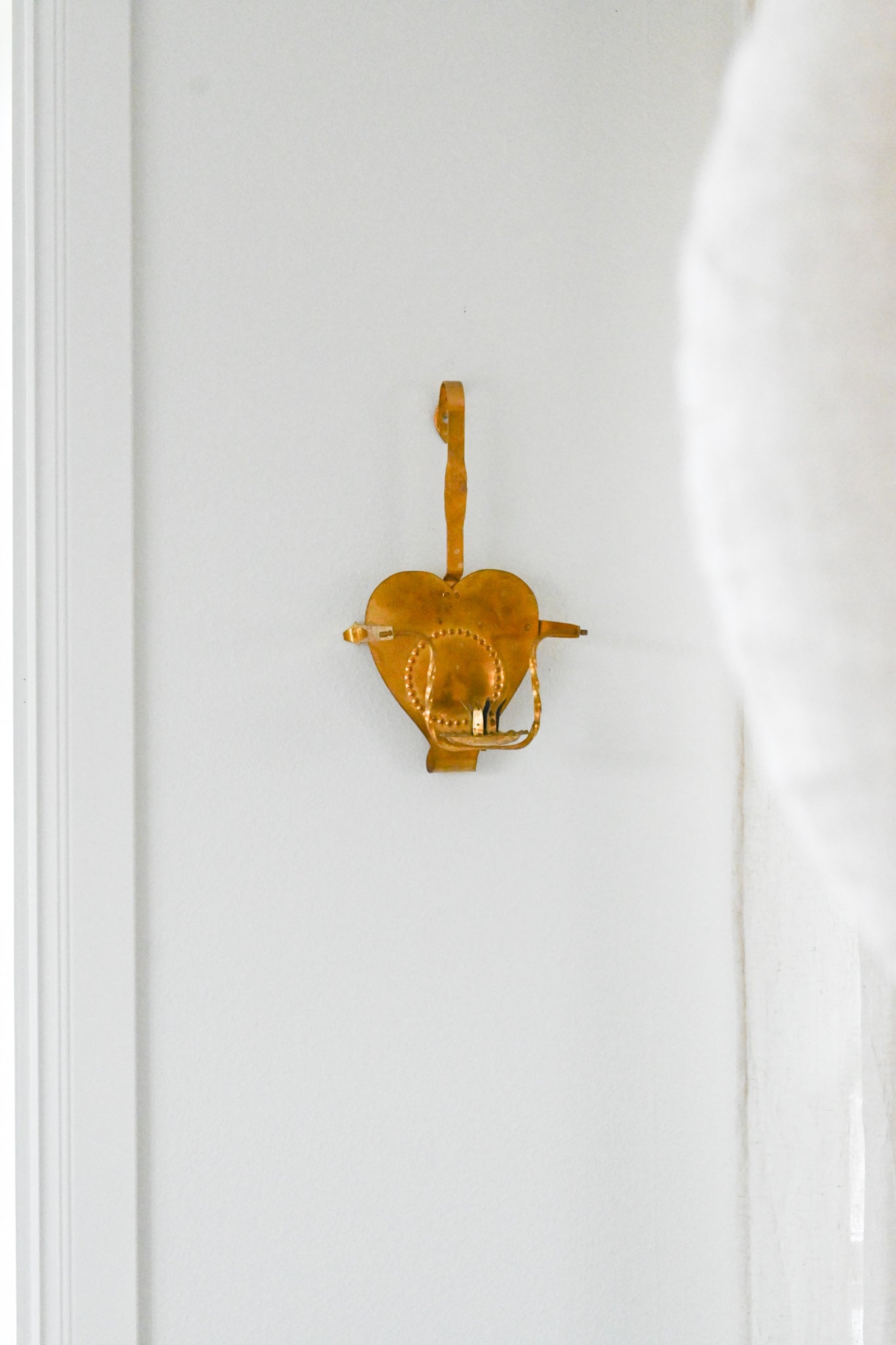 Väggljusstake Mässing