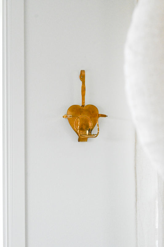 Väggljusstake Mässing