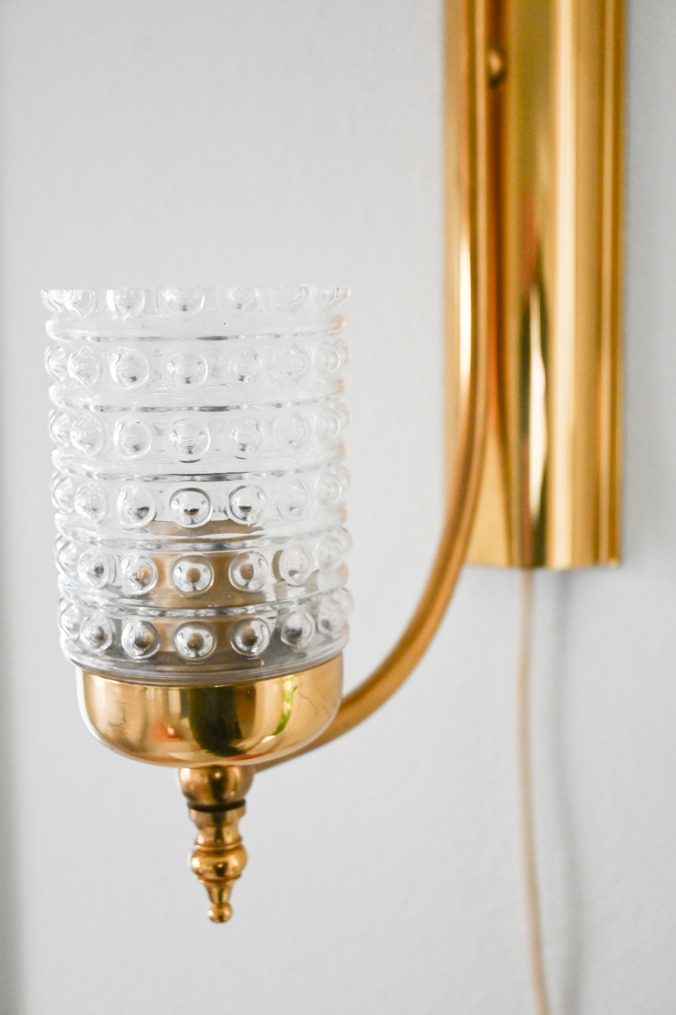 Vägglampa Mässing