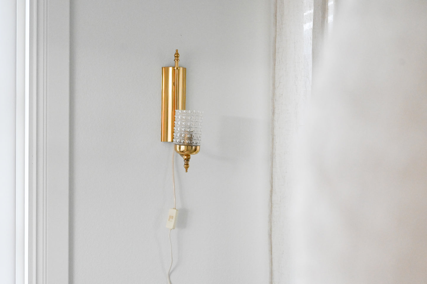 Vägglampa Mässing