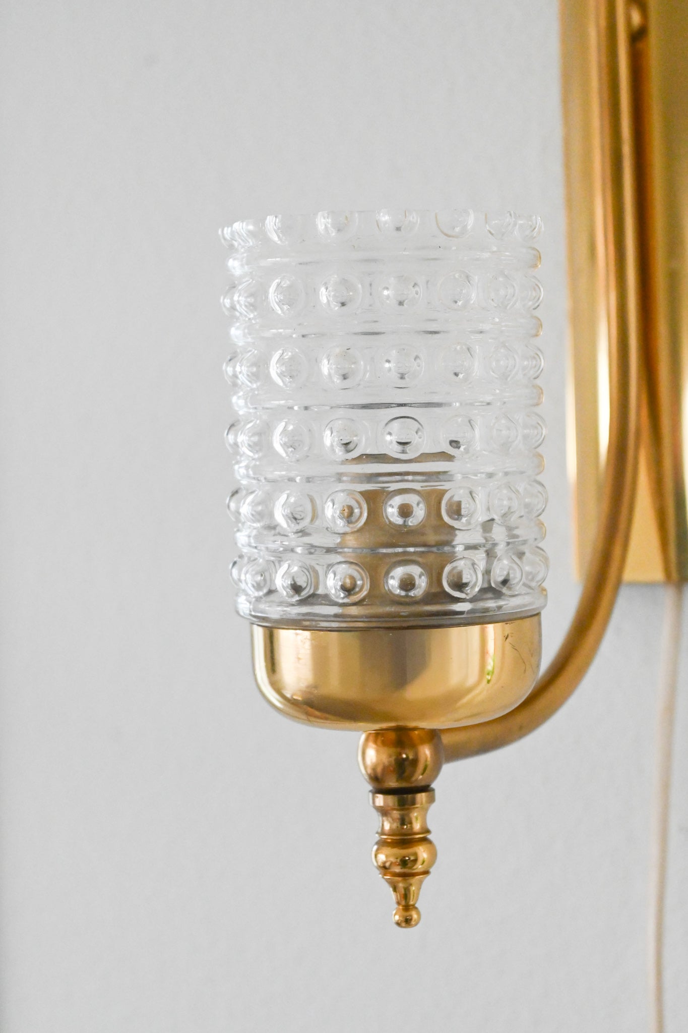 Vägglampa Mässing