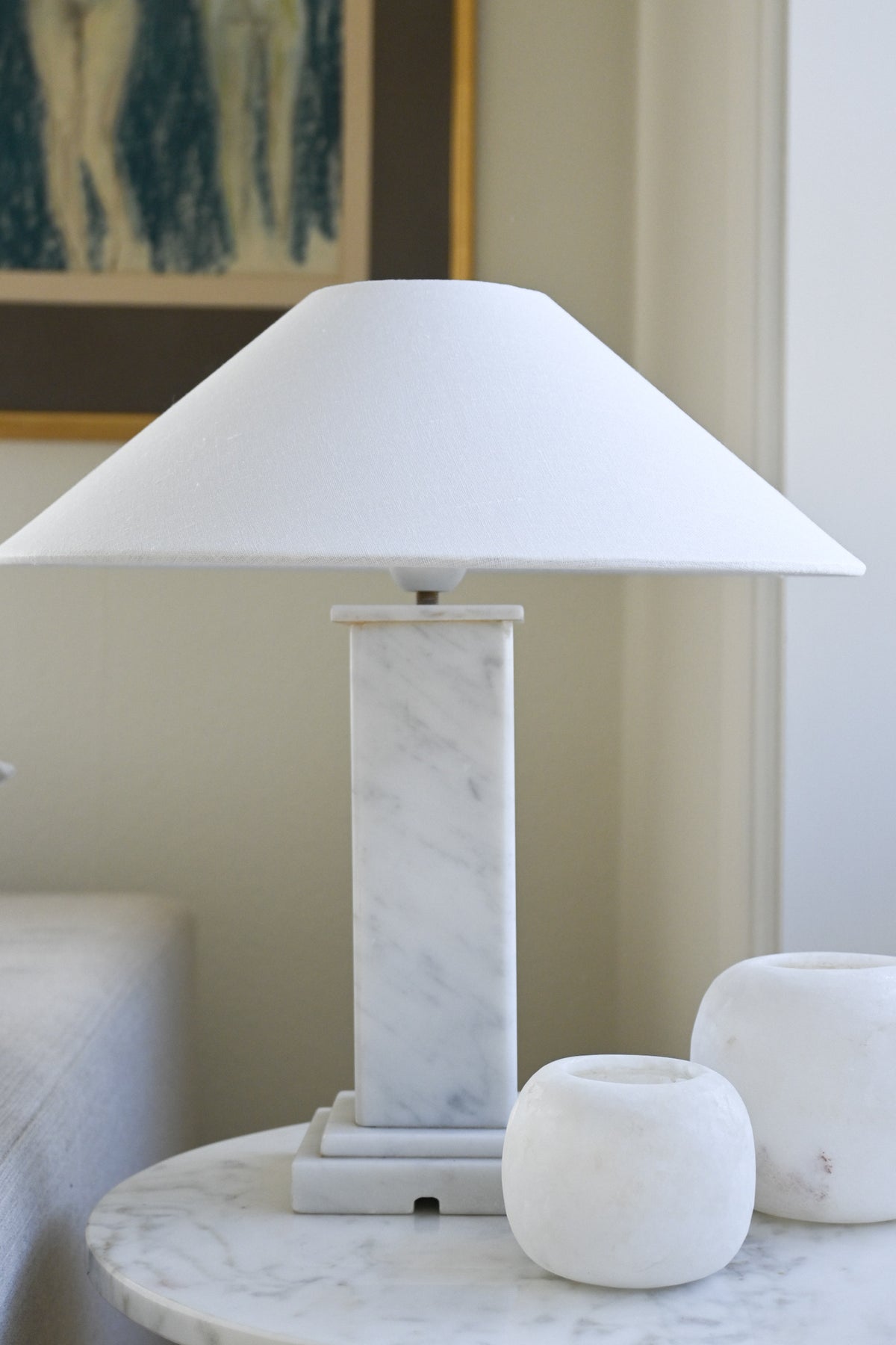 Bordslampa Marmor