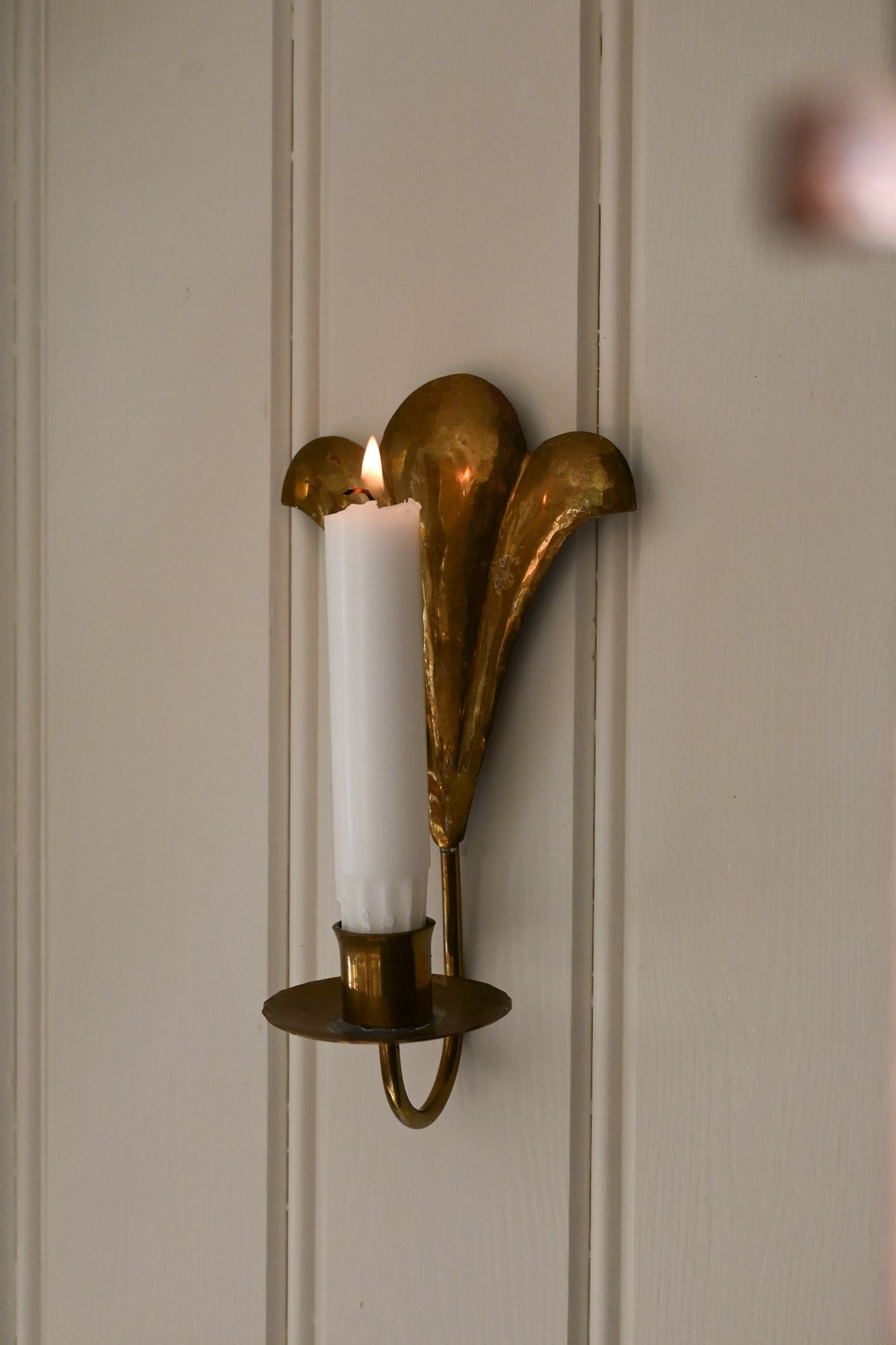 Väggljusstake Mässing