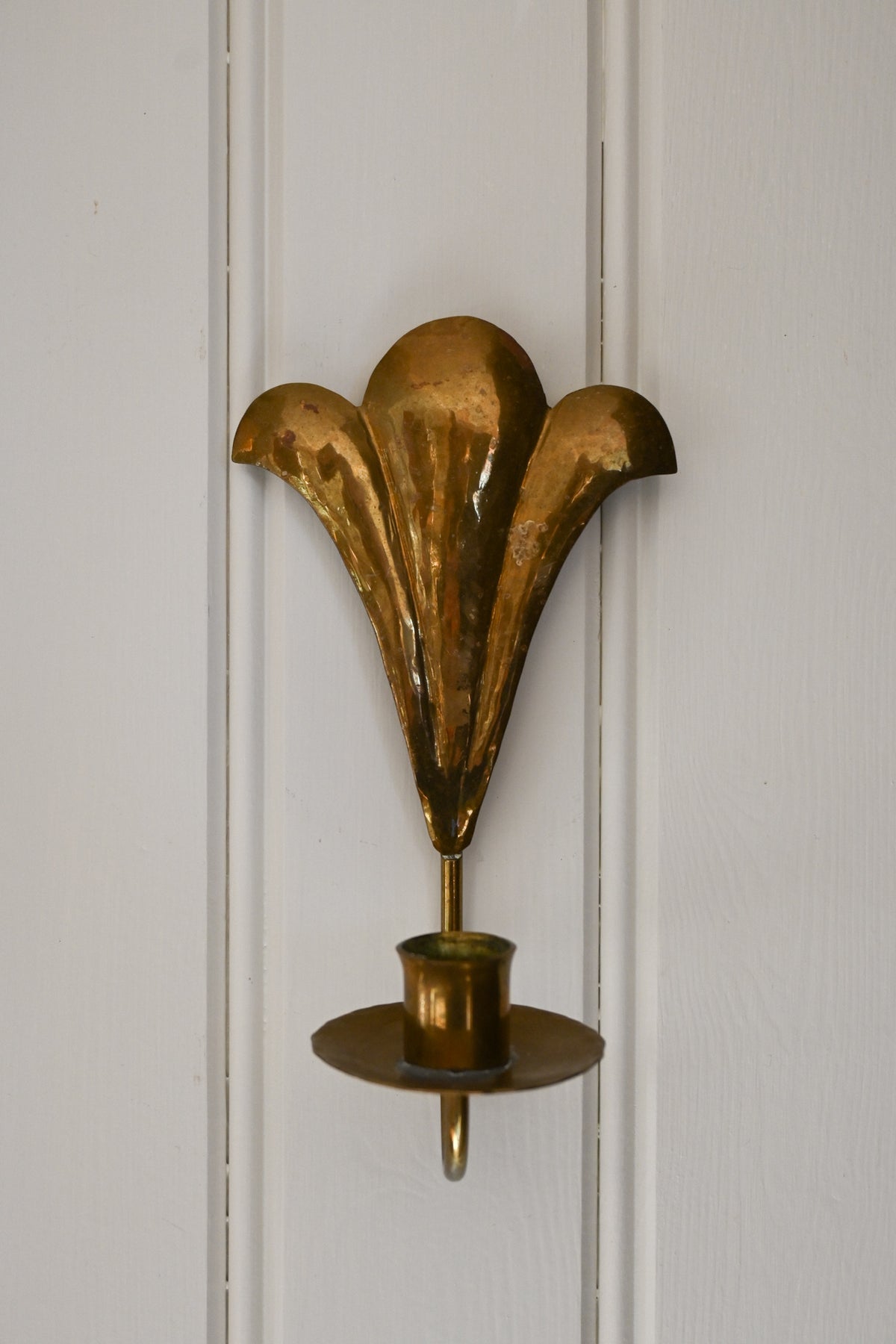 Väggljusstake Mässing