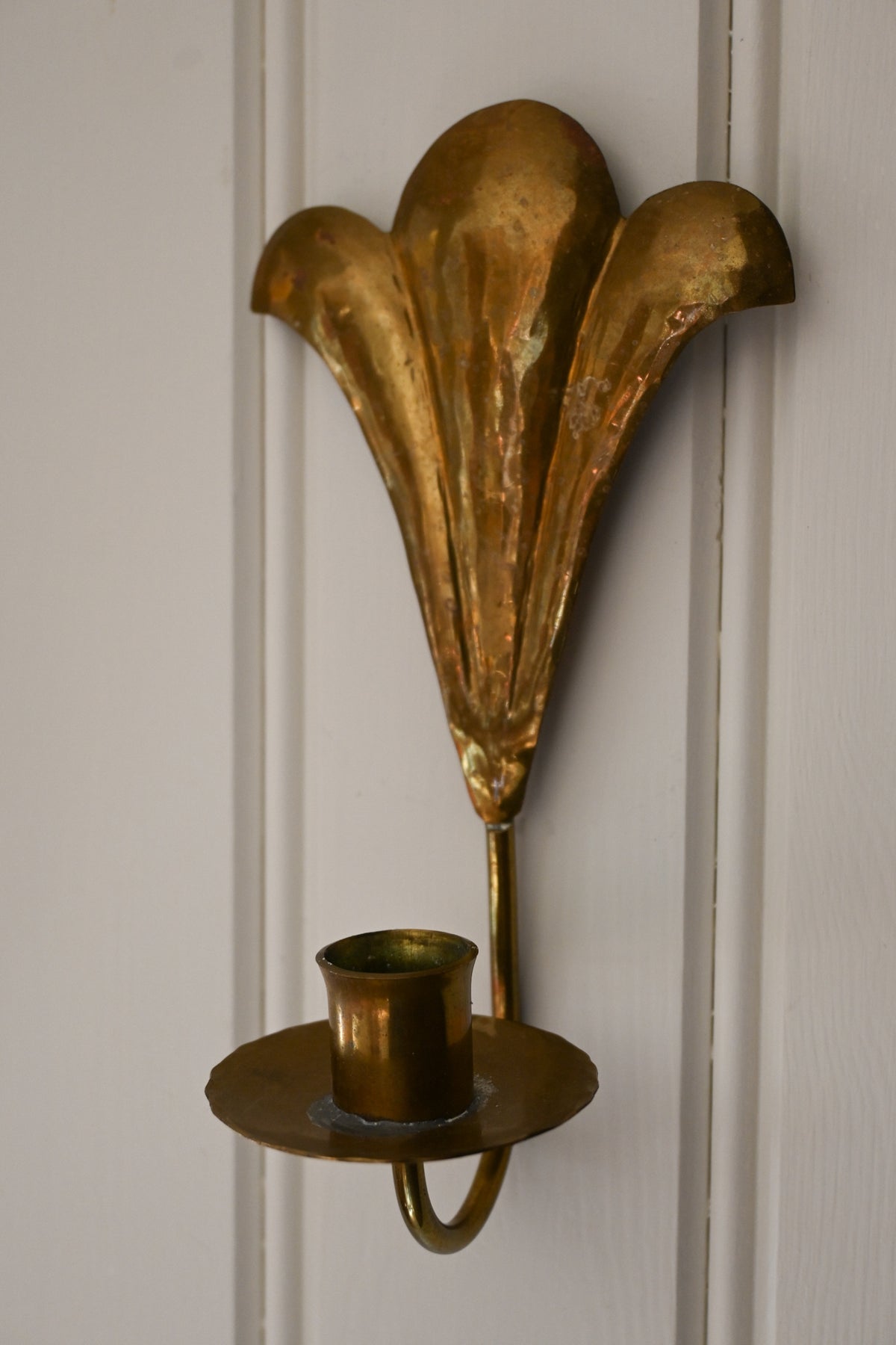 Väggljusstake Mässing