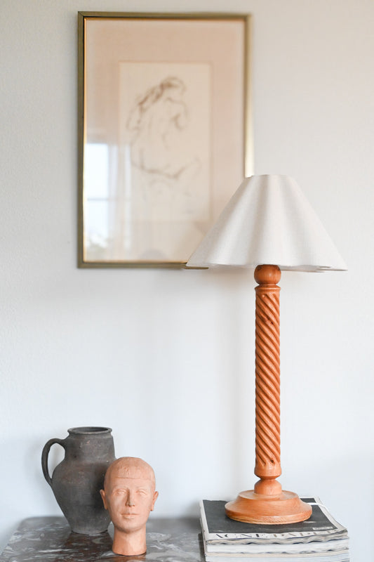 Bordslampa Trä
