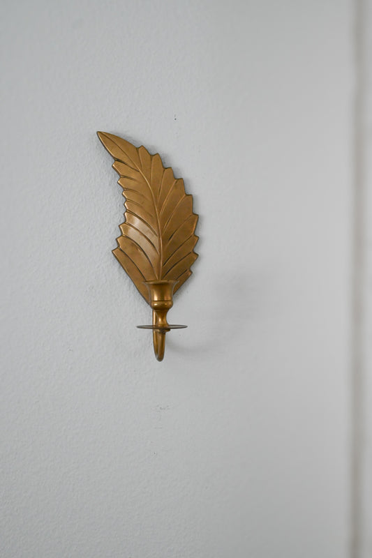 Väggljusstake Mässing