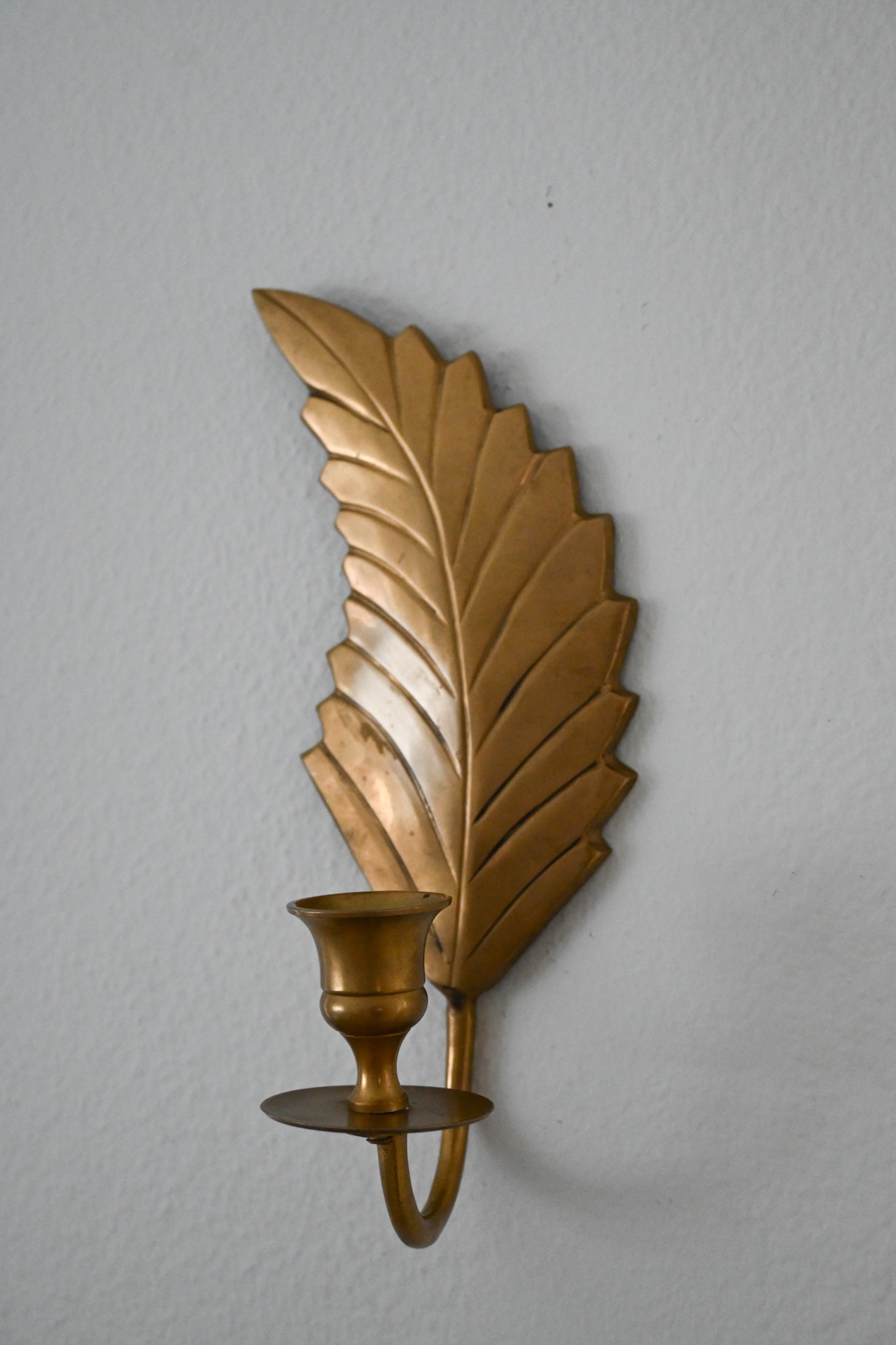 Väggljusstake Mässing