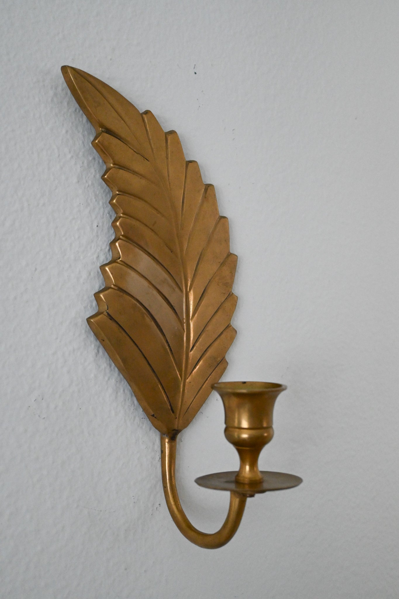 Väggljusstake Mässing