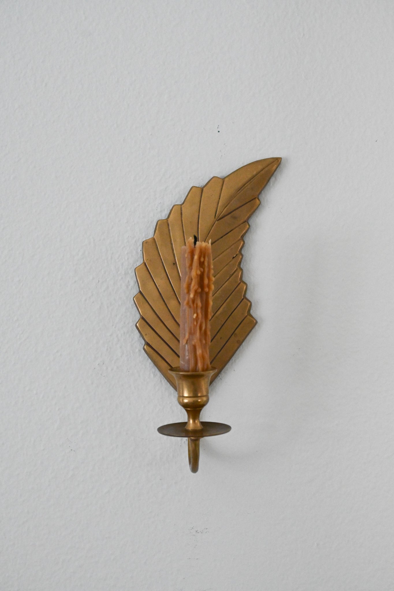 Väggljusstake Mässing