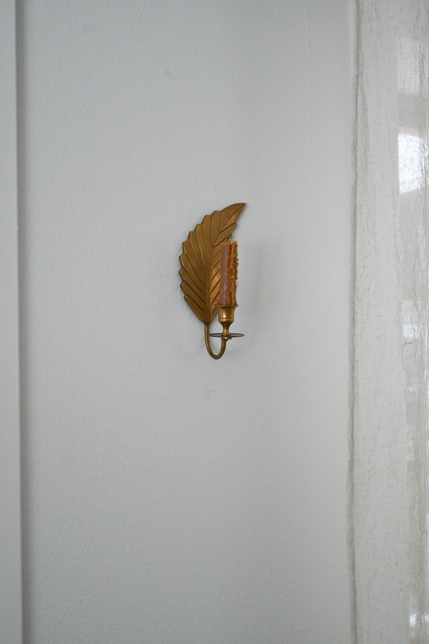 Väggljusstake Mässing